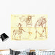 An hand drawn vector: Mermaid, Cyclops, Centaur Wall Decal