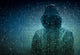 hacker over a screen with binary code Wall Decal