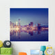 New York City Lights Scenic Bridge View Concept Wall Decal