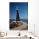 Statue of Saint Nicholas in Nessebar, Bulgaria on sunrise Wall Decal