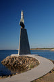 Statue of Saint Nicholas in Nessebar, Bulgaria on sunrise Wall Decal
