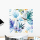 Watercolor Jungle Cockatoo Wall Decal