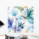 Watercolor Jungle Cockatoo Wall Decal