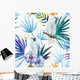 Watercolor Jungle Cockatoo Wall Decal
