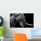 Elephant up Low Key Wall Decal
