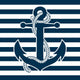 Vintage Anchor and Striped