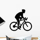 Cycling Silhouette Wall Decal