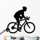 Cycling Silhouette Wall Decal