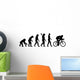 Bike Cycling Evolution Wall Decal