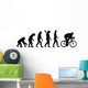 Bike Cycling Evolution Wall Decal
