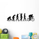 Bike Cycling Evolution Wall Decal