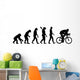 Bike Cycling Evolution Wall Decal