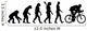 Bike Cycling Evolution Wall Decal