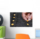 Planting green corn seeds Wall Decal