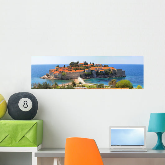 St.Stefan Montenegro Wall Decal