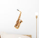 Side-View Saxophone Wall Decal