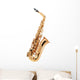Side-View Saxophone Wall Decal