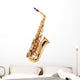 Side-View Saxophone Wall Decal