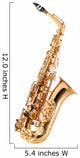 Side-View Saxophone Wall Decal