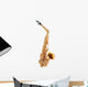 Three-Fourths Saxophone Wall Decal