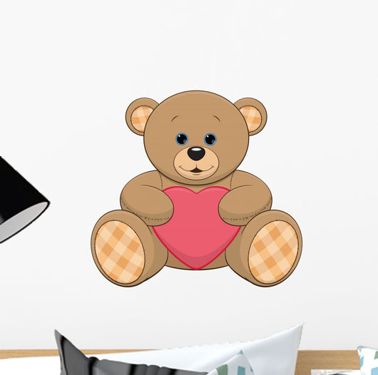Cute Teddy Bear Wall Decal