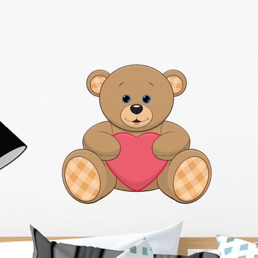 Cute Teddy Bear Wall Decal