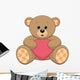 Cute Teddy Bear Wall Decal