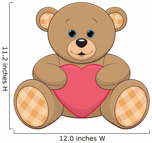 Cute Teddy Bear Wall Decal