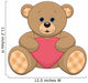 Cute Teddy Bear Wall Decal