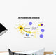 Autoimmune Disease Diagram Wall Decal