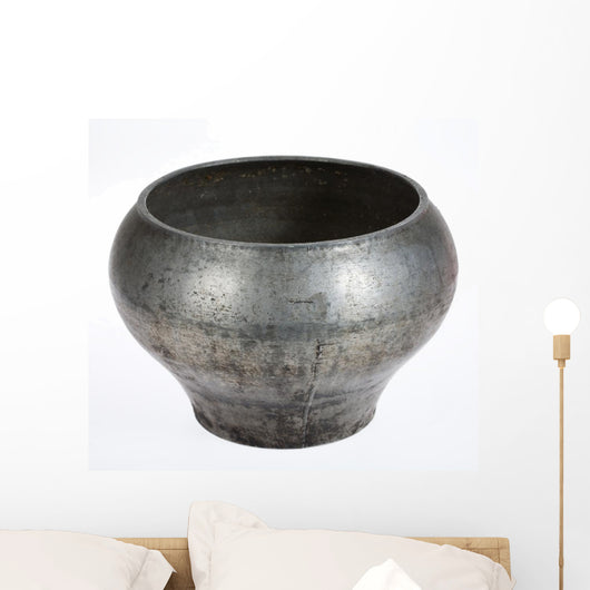 Old Cast Iron Pot Wall Decal