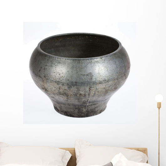 Old Cast Iron Pot Wall Decal