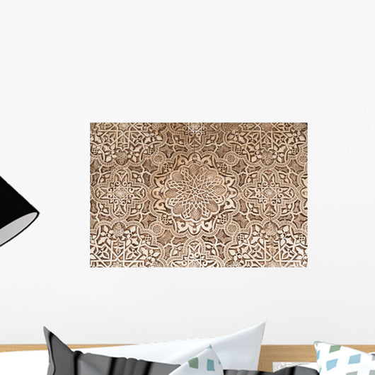 Polychromed lacework stucco Wall Decal