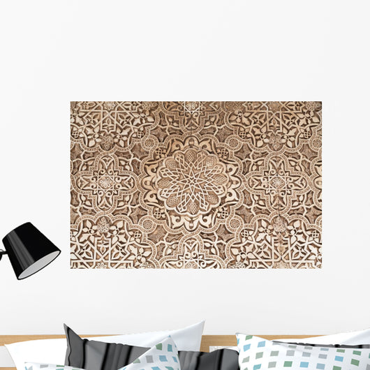 Polychromed lacework stucco Wall Decal