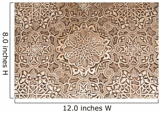 Polychromed lacework stucco Wall Decal