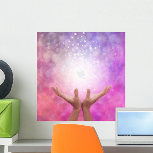 Angelic Pink Healing Energy Wall Decal