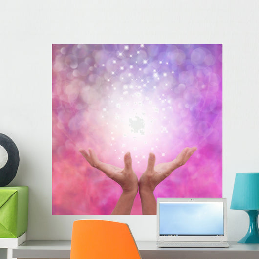 Angelic Pink Healing Energy Wall Decal