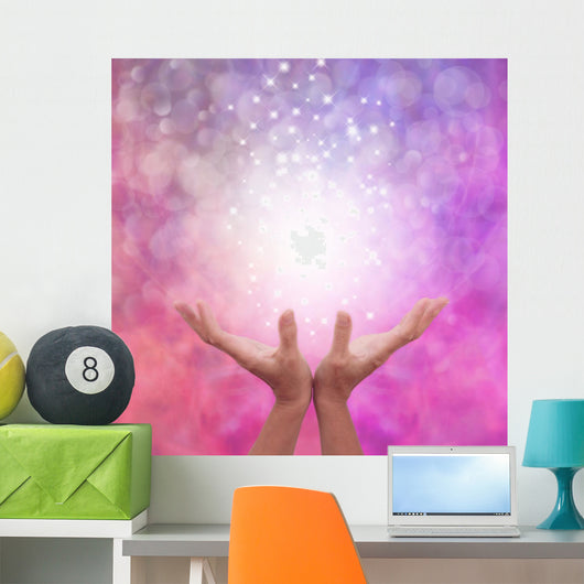 Angelic Pink Healing Energy Wall Decal