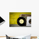 Records Stacked Wall Decal