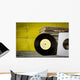 Records Stacked Wall Decal