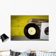 Records Stacked Wall Decal