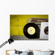Records Stacked Wall Decal