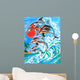 dolphin painting Wall Decal