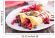 crepe with berry Wall Decal