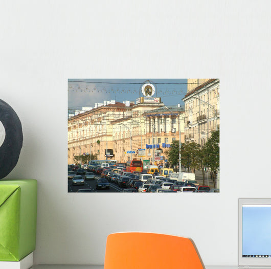 Rush Hour in Weirussland Wall Decal