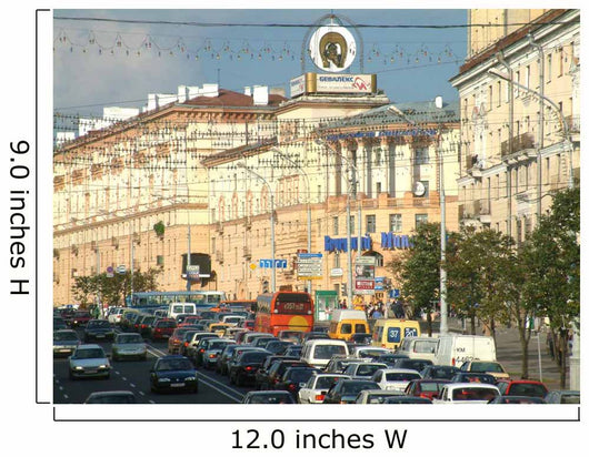 Rush Hour in Weirussland Wall Decal