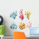Corals with shells and crabs Wall Decal
