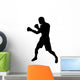 Boxer Silhouette Wall Decal