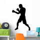 Boxer Silhouette Wall Decal