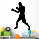 Boxer Silhouette Wall Decal